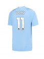 Manchester City Jeremy Doku #11 Domácí Dres 2023-24 Krátký Rukáv